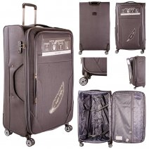 T-SC-03 D.GREY 32'' TRAVEL TROLLEY SUITCASE